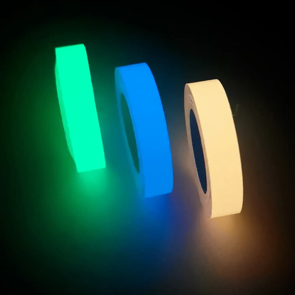 1/2/3pcs Waterproof Luminous Tapes Self Adhesive Warning Tapes Night Vision Glow in Dark Safety Home Garden Decoration