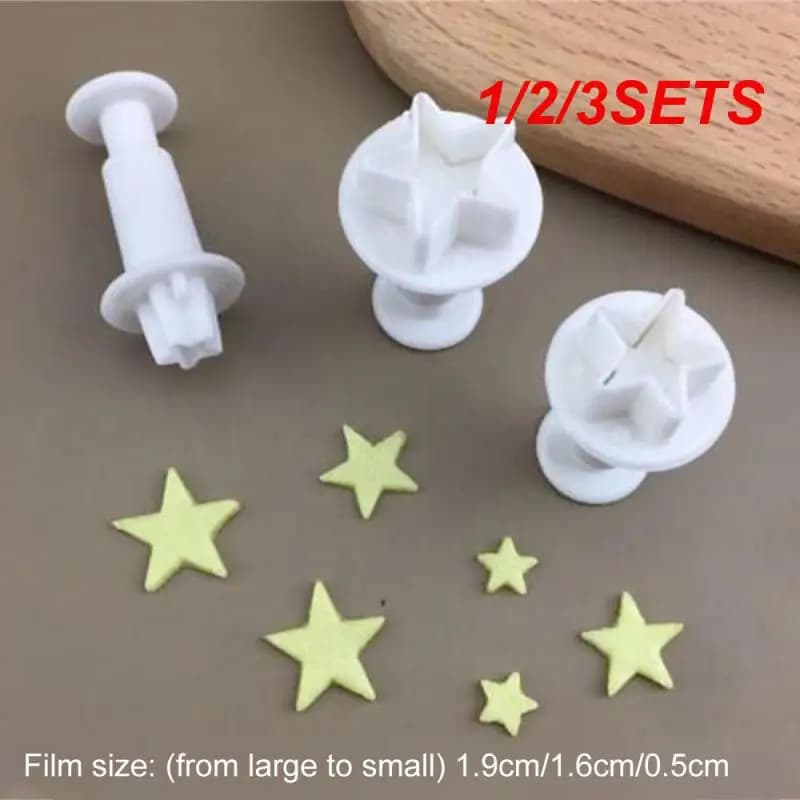 1/2/3SETS Mold Soft And Tough Cake Decorating Tools Harmless To Health Cake Tools Heart Shaped Cookie Cutters