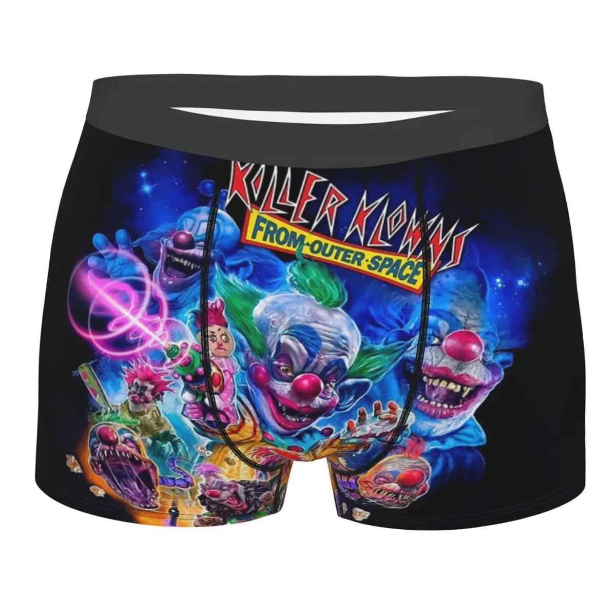 Killer Klowns From Outer Space Horror Film Man's Printed Boxer Briefs Underpants Highly Breathable Top Quality Birthday Gifts
