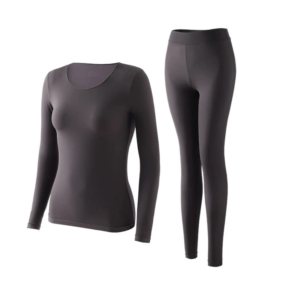 Women Pajamas Set Winter Home Cothes O-Neck Slim Thermal Underwear Sets Thin Bodycon Basic Second Skin Suit Female Long Johns