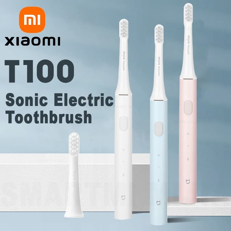 XIAOMI MIJIA T100 Sonic Electric Toothbrush Cordless USB Rechargeable Toothbrushes Waterproof Ultrasonic Automatic Tooth Brush