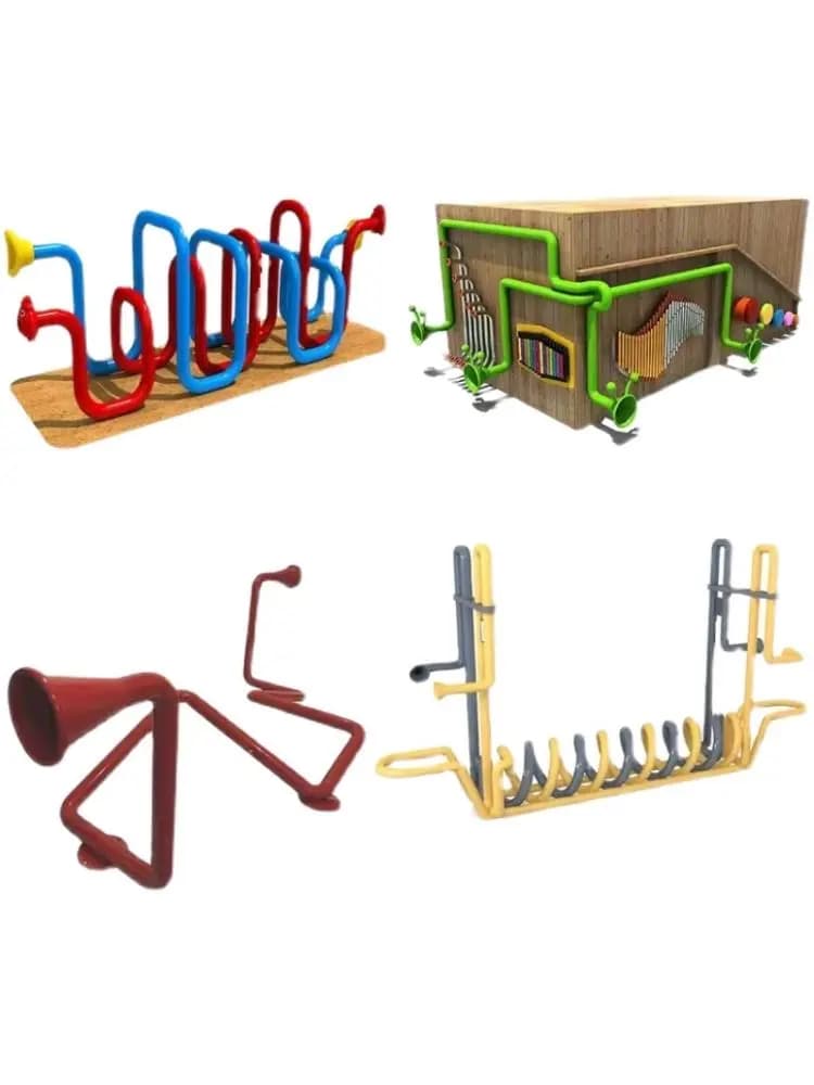 Outdoor microphone speaker combination custom kindergarten scenic percussion instrument music wall hand drum amusement equipment