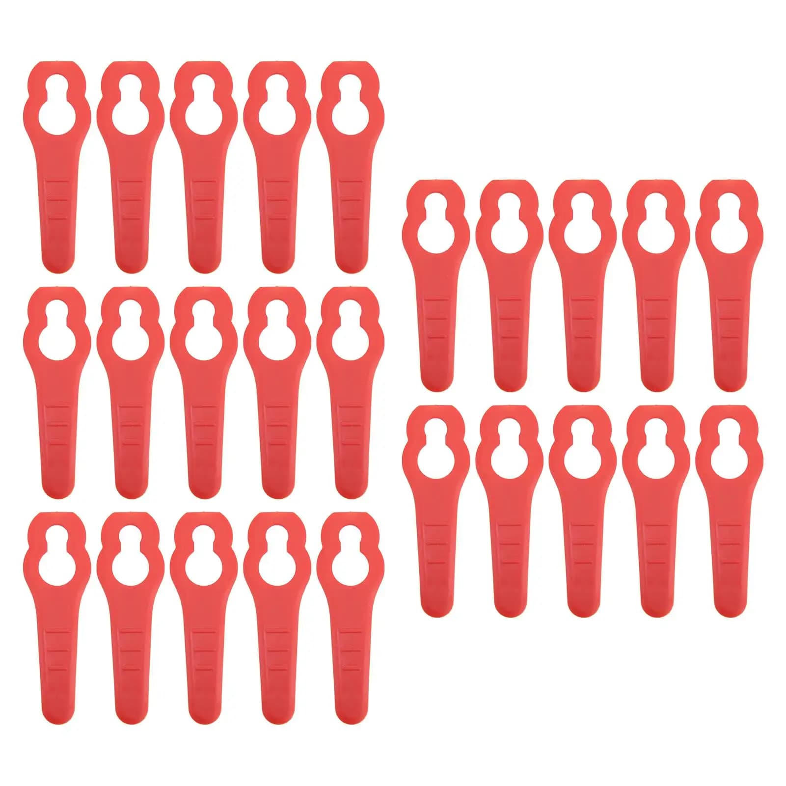 50PCS Replacement Plastic Blades for Lawn Mower & Grass Trimmer - Garden Cutting & Pruning Tool