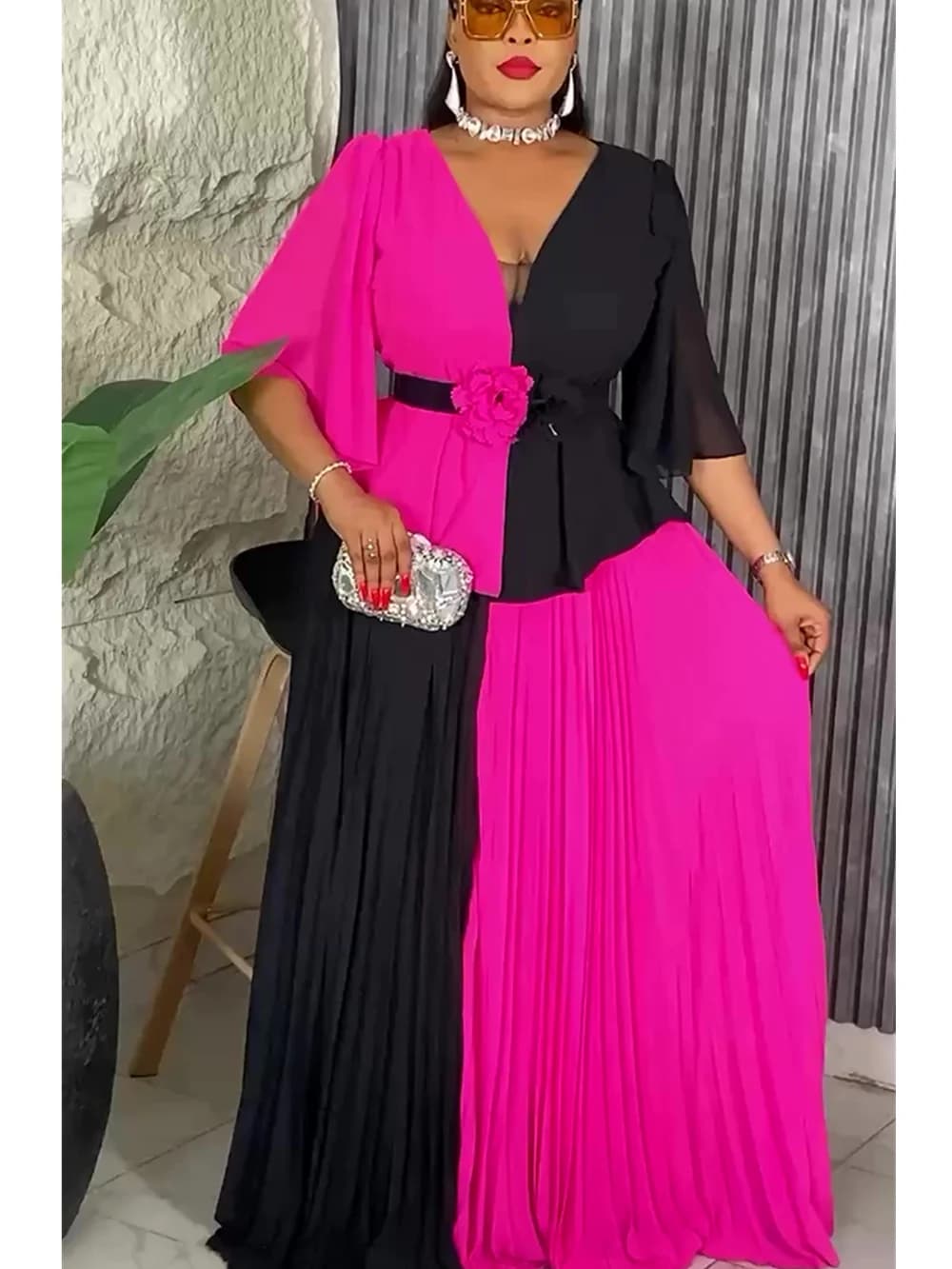 Elegant African Dresses for Women 2025 New Africa Clothing Plus Size Turkey Wedding Party Long Dress Dashiki Ankara Outfits Robe