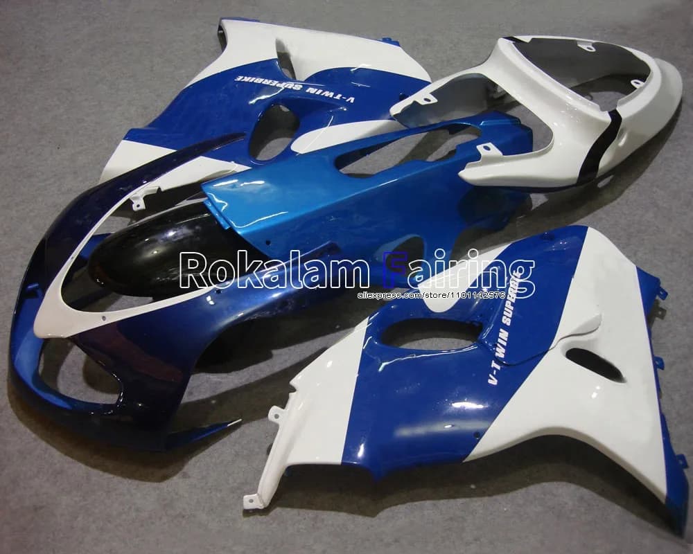 For Suzuki TL1000R 1998 1999 2000 2001 2002 2003 TL1000 R TL 1000R Blue White Sportbike Fairing (Injection molding)