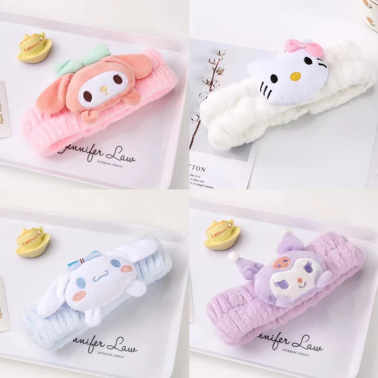 Cute Spa Headband For Washing Face, Kawaii Plush Headband Cute And Stretchy Spa Headband For Make Up