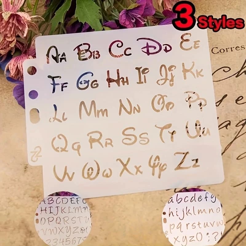 DIY Craft Alphabet Letter Stencils Template Painting Scrapbooking Embossing Stamping Album Card Decorative Embossing Paper Cards