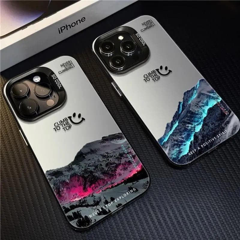 Mountain Scenery Laser IMD Case for OPPO Reno 10 5G 10 Pro  A38 A78 A98 Reno 7 4G 5 6 Lite 5F Bumper Shockproof Back Cover