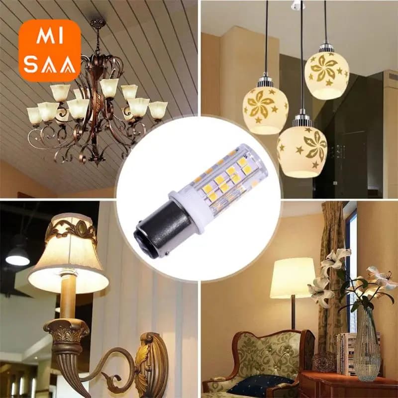 1pcs High Brightness Corn Bulbs Lights For Sewing Machine Super Bright Energy Saving Led Lights Crystal Lamp 350-360lm 220v