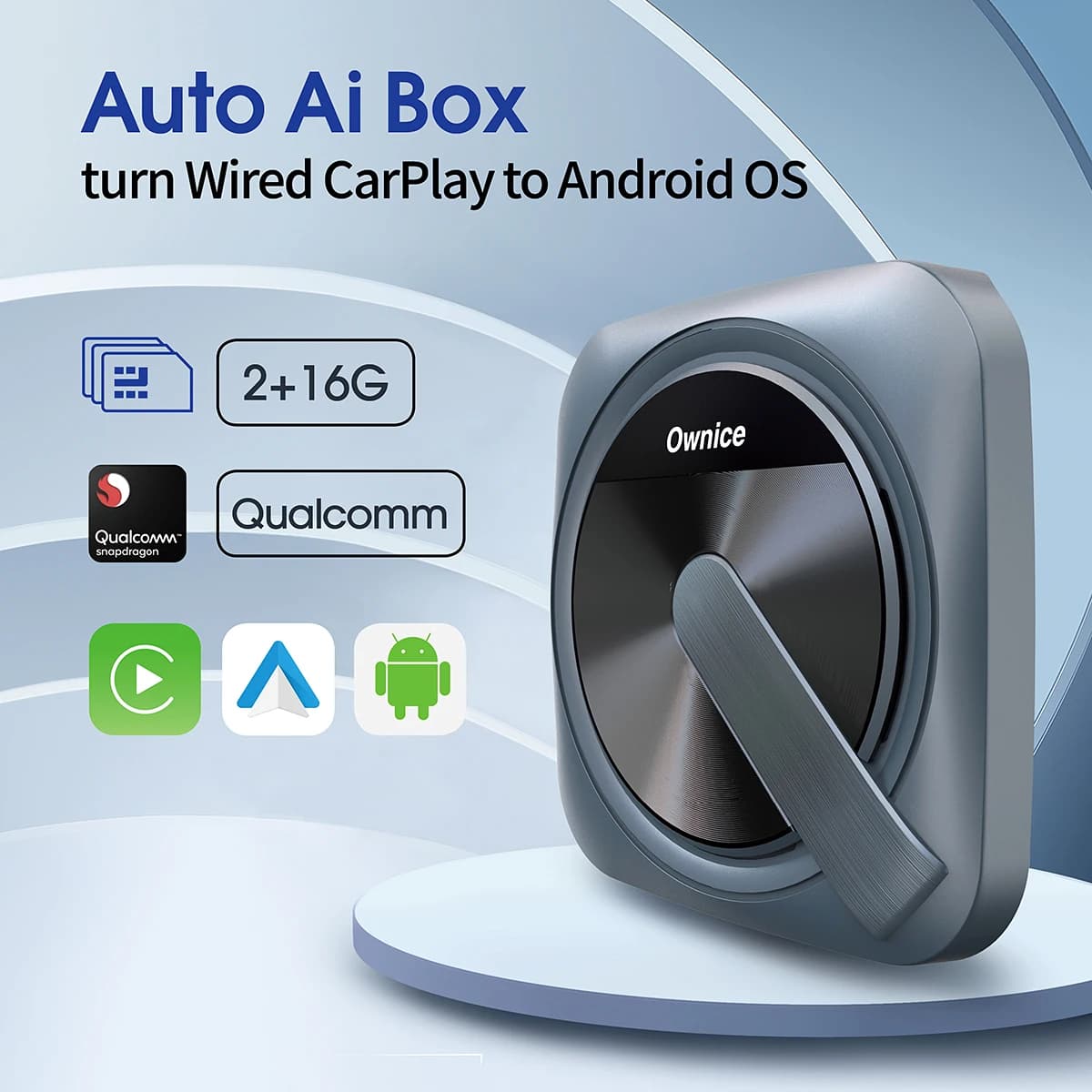 Ownice A0 Android Streaming TV Box Wireless Apple CarPlay Adapter Android Auto Dongle Ai Box for Netflix Spotify ipTV Big Sale