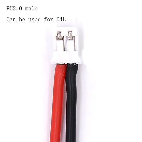 Orlandoo Hunter Motor Battery Plug Ph2.0 Control Connection Wiring For D4L Receiver
