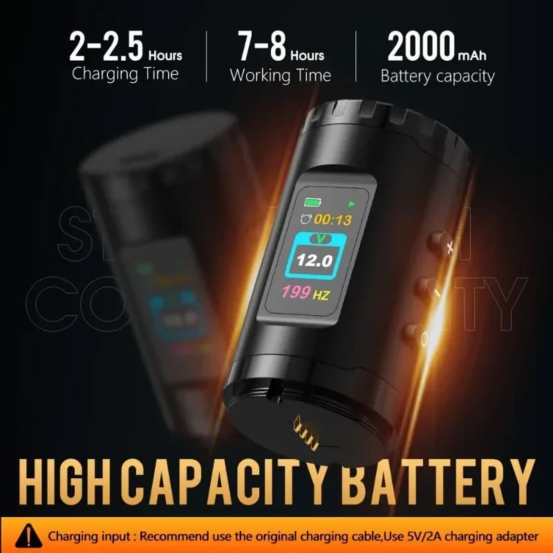 Ghost Wireless Tattoo Charging Pen Battery Motor Tattoo Cutting Line Fog One Cheyenne Needle Large Capacity Machine Accessories