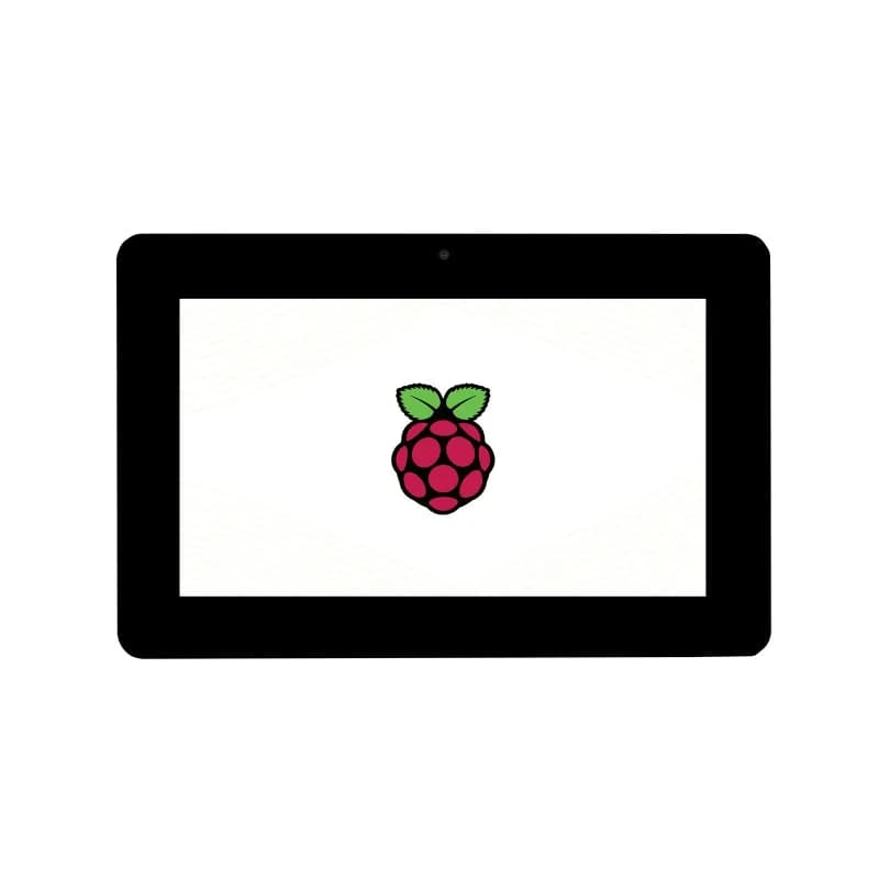 8inch Capacitive Touch Display for Raspberry Pi, with 5MP Front Camera, 800×480, DSI 5-point touch, I2C touch interface, tempere