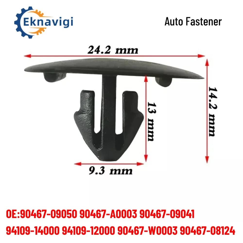 20PCS Automobile Engine Cover Luggage Insulation Retainer Clamp Buckle 90467-09050 90467-W0003 94109-14000 90467-08124