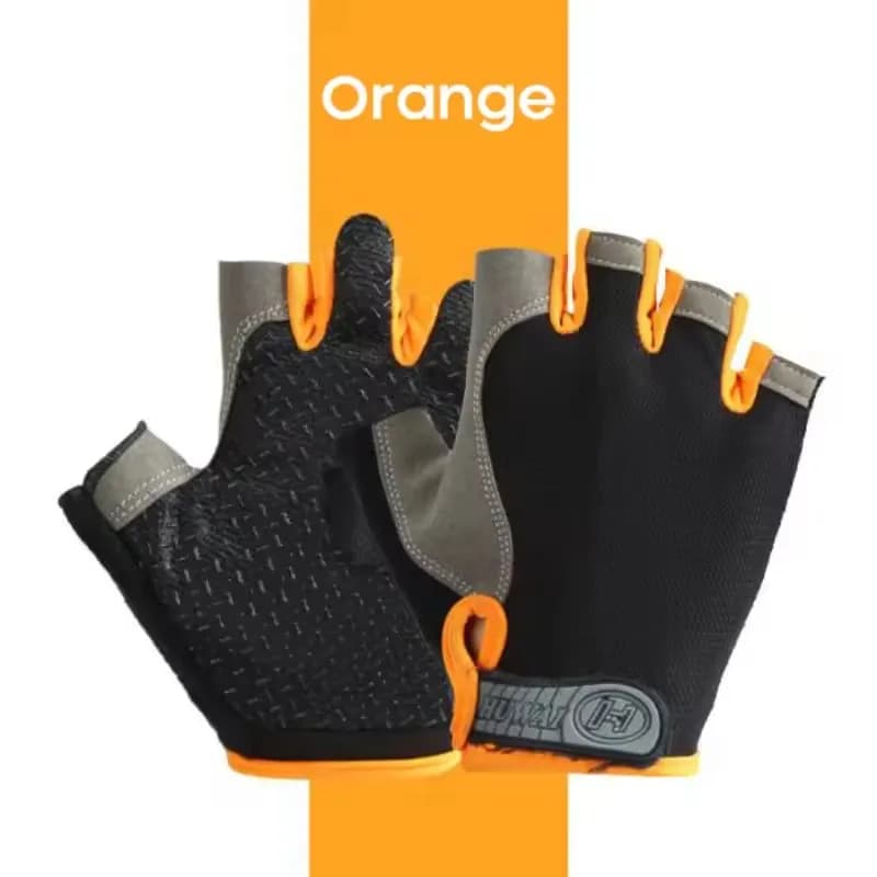 Men Women Half Finger Cycling Gloves Breathable Anti Slip Anti Sweat Outdoor Sports Gloves Anti Shock for Men And Women