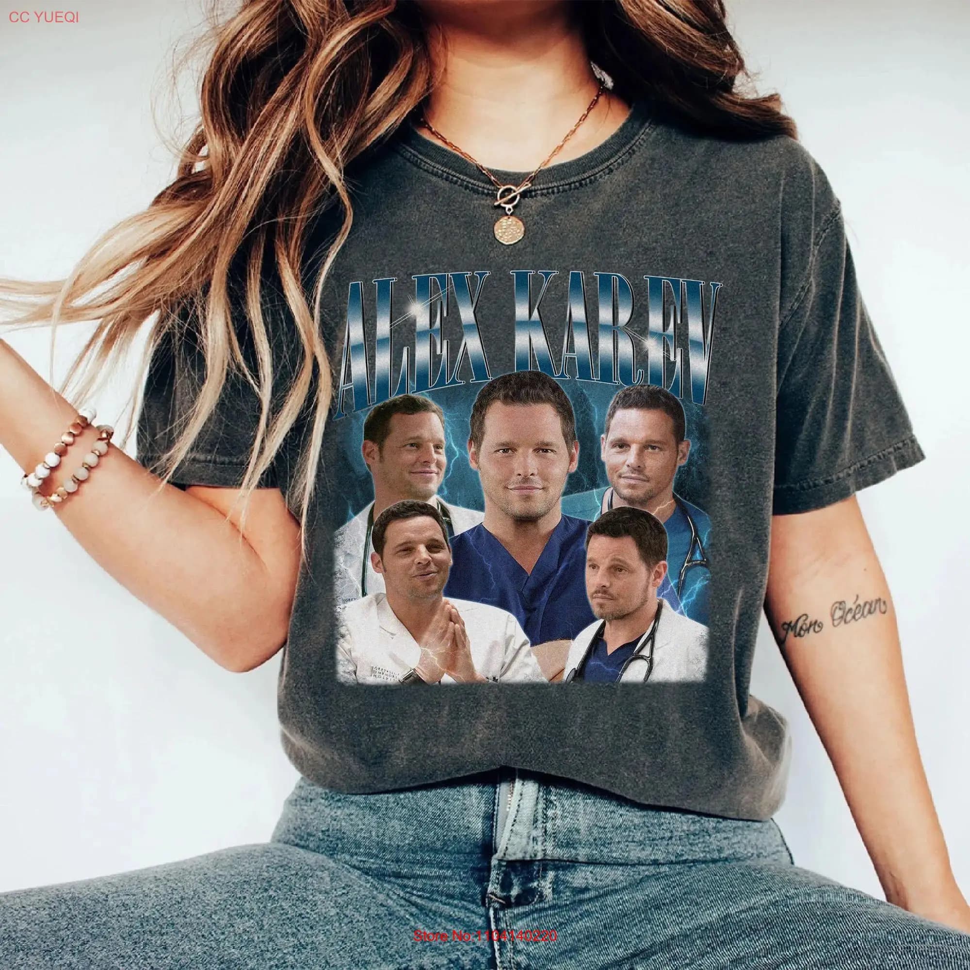 Alex Karev T Shirt Grey's Anatomy TV series Vintage long or short sleeves