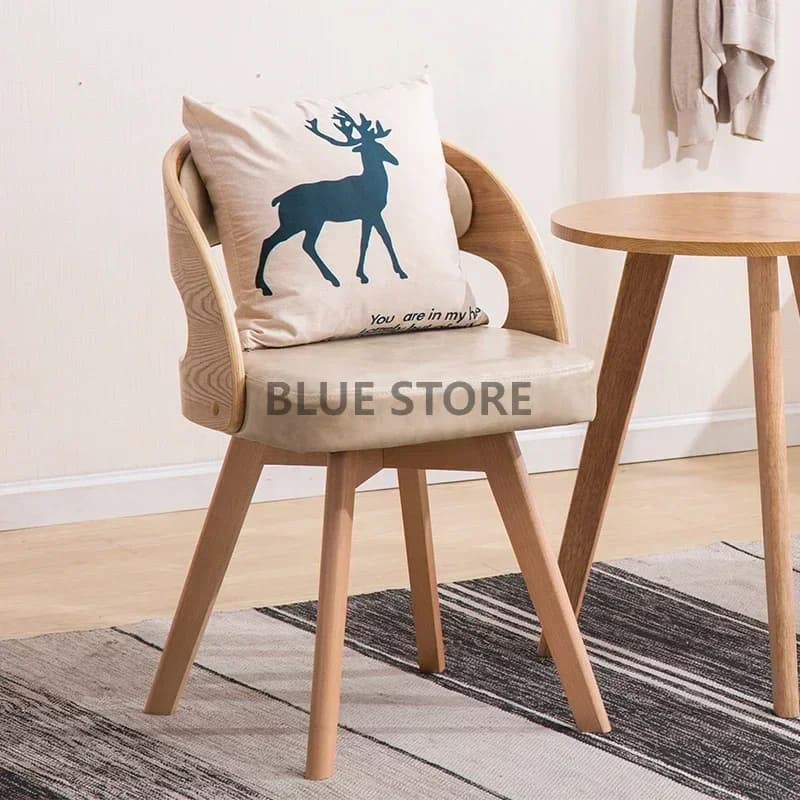 Living Room Wood Dining Chairs Garden Vintage Ergonomic Unique Chairs Minimalist Adults Meubles De Salon Interior Decorations