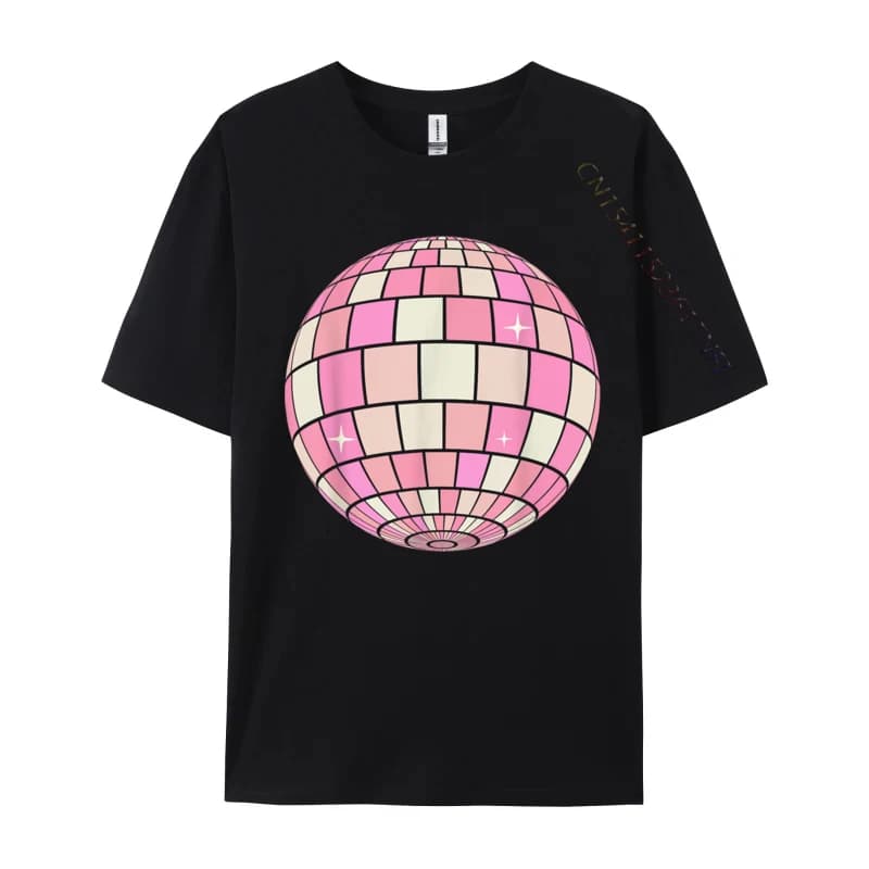 Danish Pastel Aesthetic Disco Ball Gift Normal Tops Tees For Men Premium Cotton Top T-Shirt Casual T Shirt Special