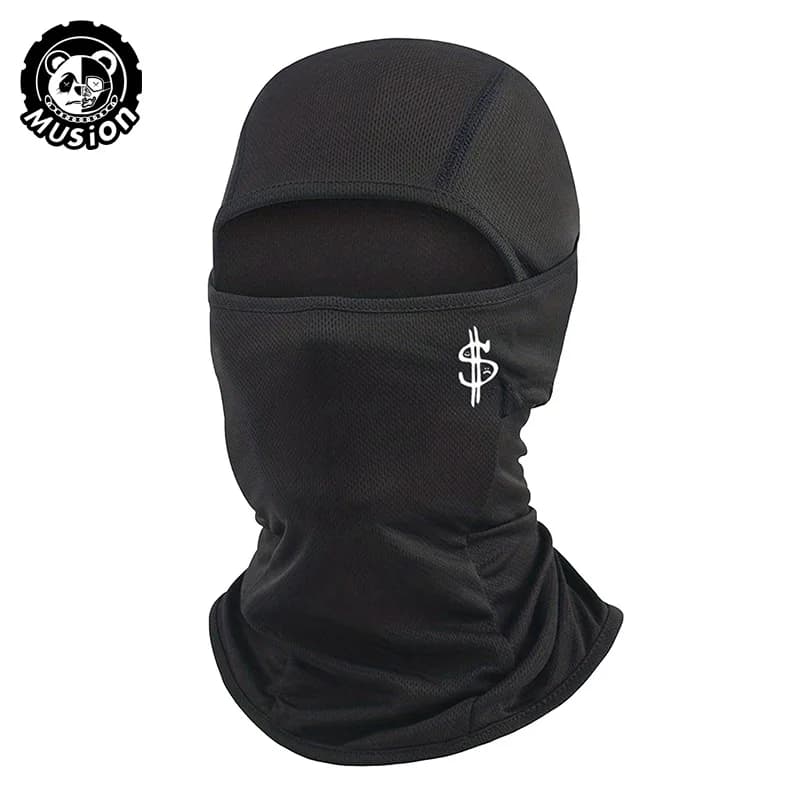 Musion US Dollar Print Balaclava Tube Mask Motorcycle Fashion Print Face Mask Bandana Original Headband Scarf for Outdoor Sports