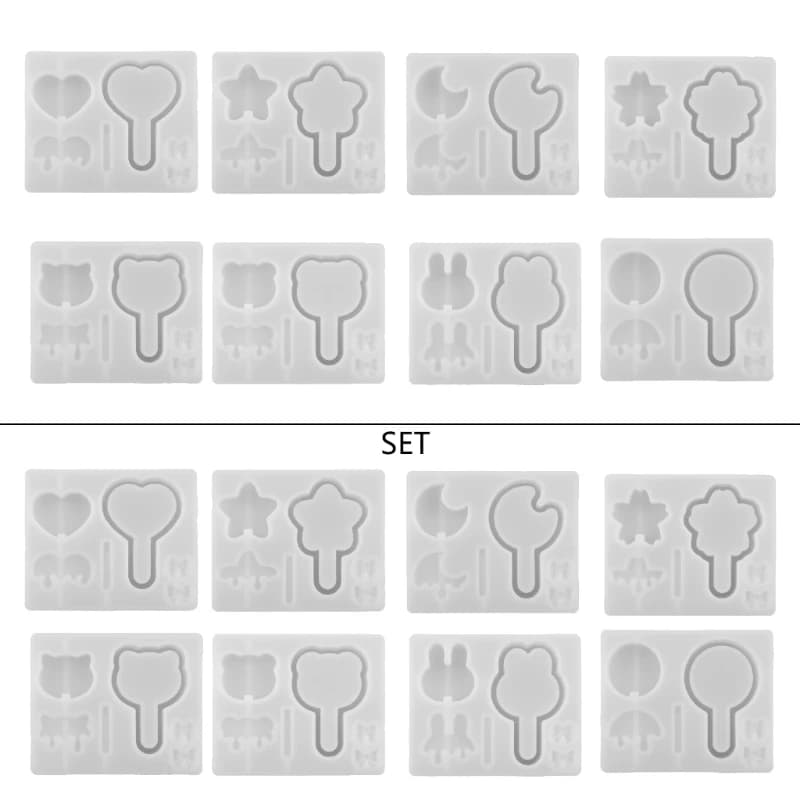 Lollipop Silicone Mold Epoxy Resin Mold DIY Jewelry Pendant Tools Keychain Mold Crafts Making Supplies