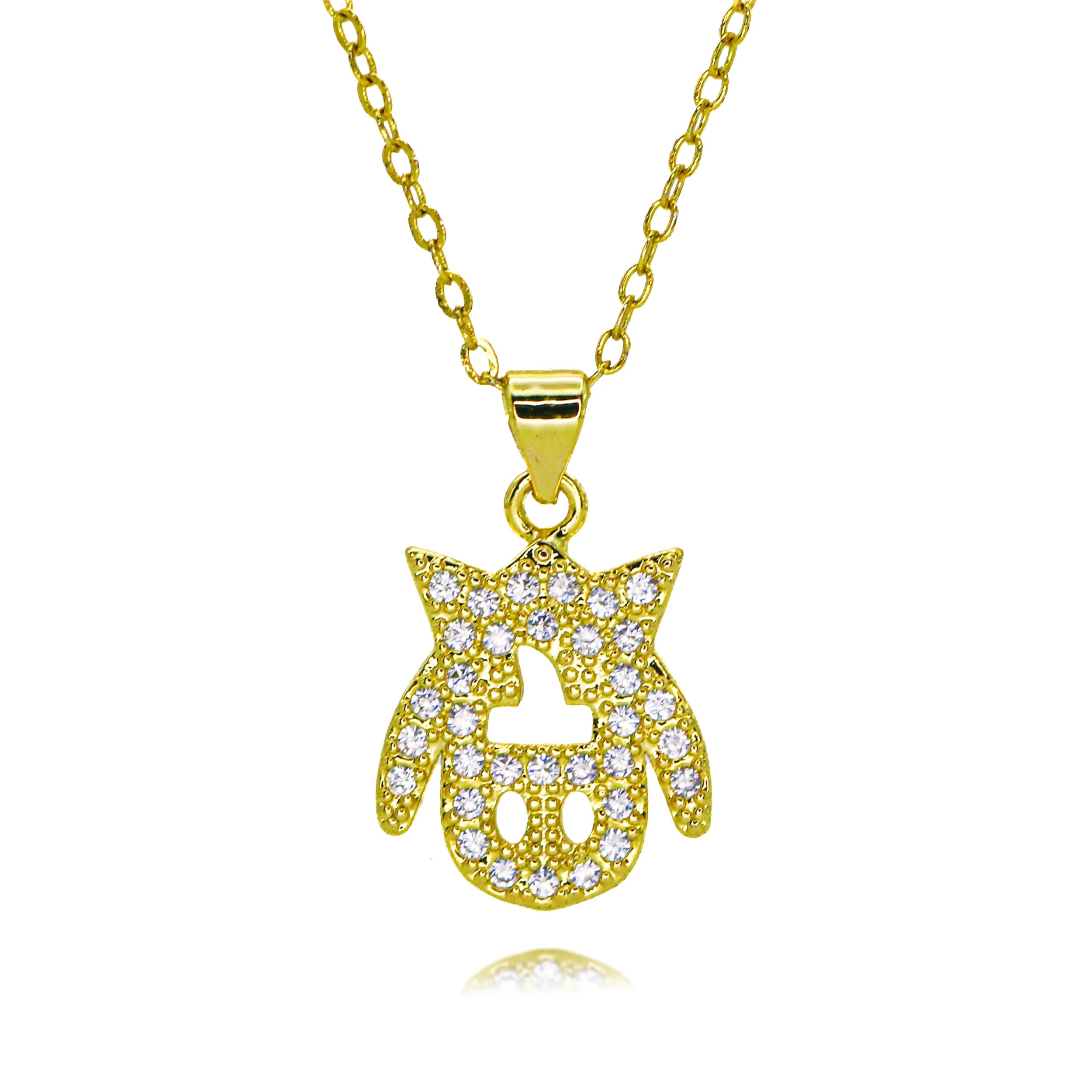 Gold Plated Ghostface Charms for Necklace DIY Jewelry Making Enamel Ghost Face Pendant for Keychain Halloween Party Jewel Gifts