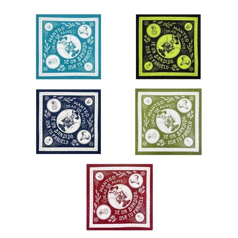 Y1UB Hiphop Skull Print Headscarf Breathable Kerchiefs Ethnic Turbans for Girl Motorcycles Nightclub Photography Tool