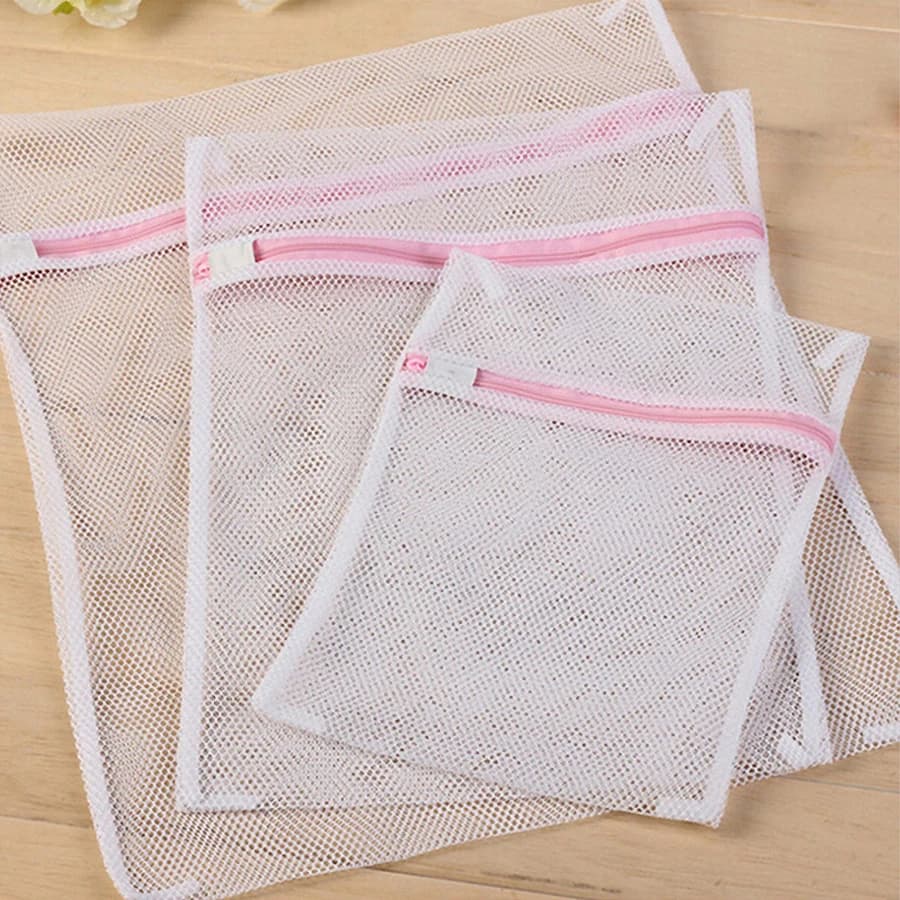3Pcs/Set Bra Underwear Products Zippered Mesh Laundry Bags Baskets Household Cleaning Tools Accessories Laundry Care