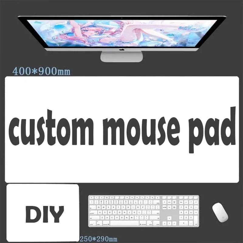 Customized Creative Printed Mouse Pad  Multi-Size Anime Desk Pad Extra Large Mouse matSoft Rubber Desk Pad Gaming Keyboard Mat