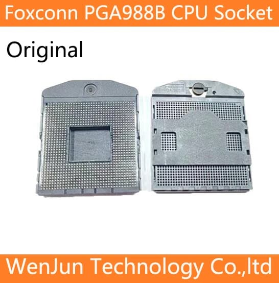 Original Foxconn PGA988B CPU socket 988B Slot Connector base for motherboard holder with Tin Balls