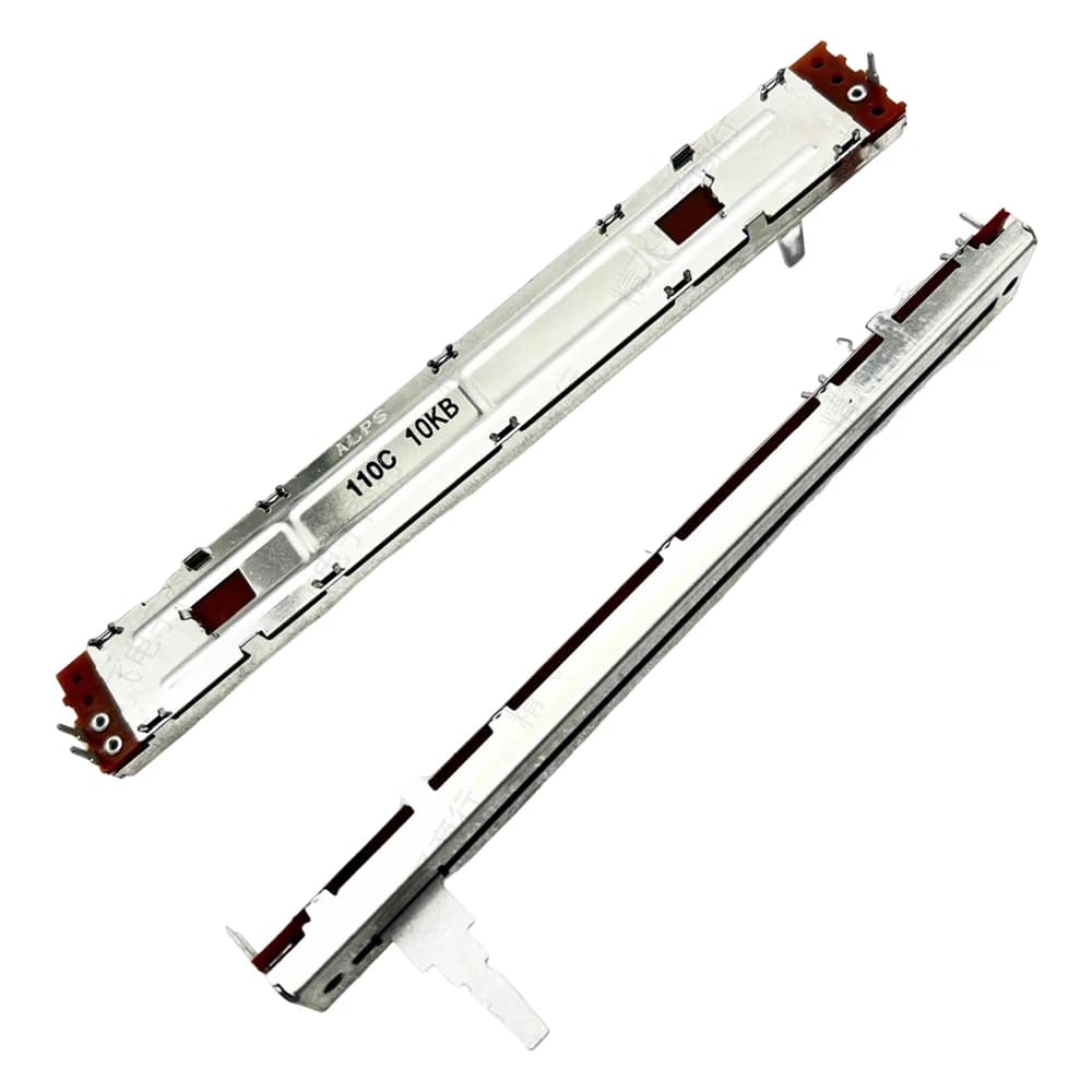 RSA0N1114A06 Straight Slide Potentiometer for ALPs YaMAHA Tuner Fader 100MM Shaft Length 20MM B10K 110C 10KB