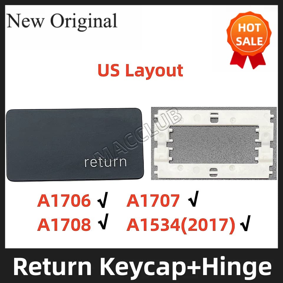 Return KeyCap for MacBook Pro Retina A1708 A1706 A1707 2016-2017 A1534 2017 Keyboard Case Key Cap keys hinge
