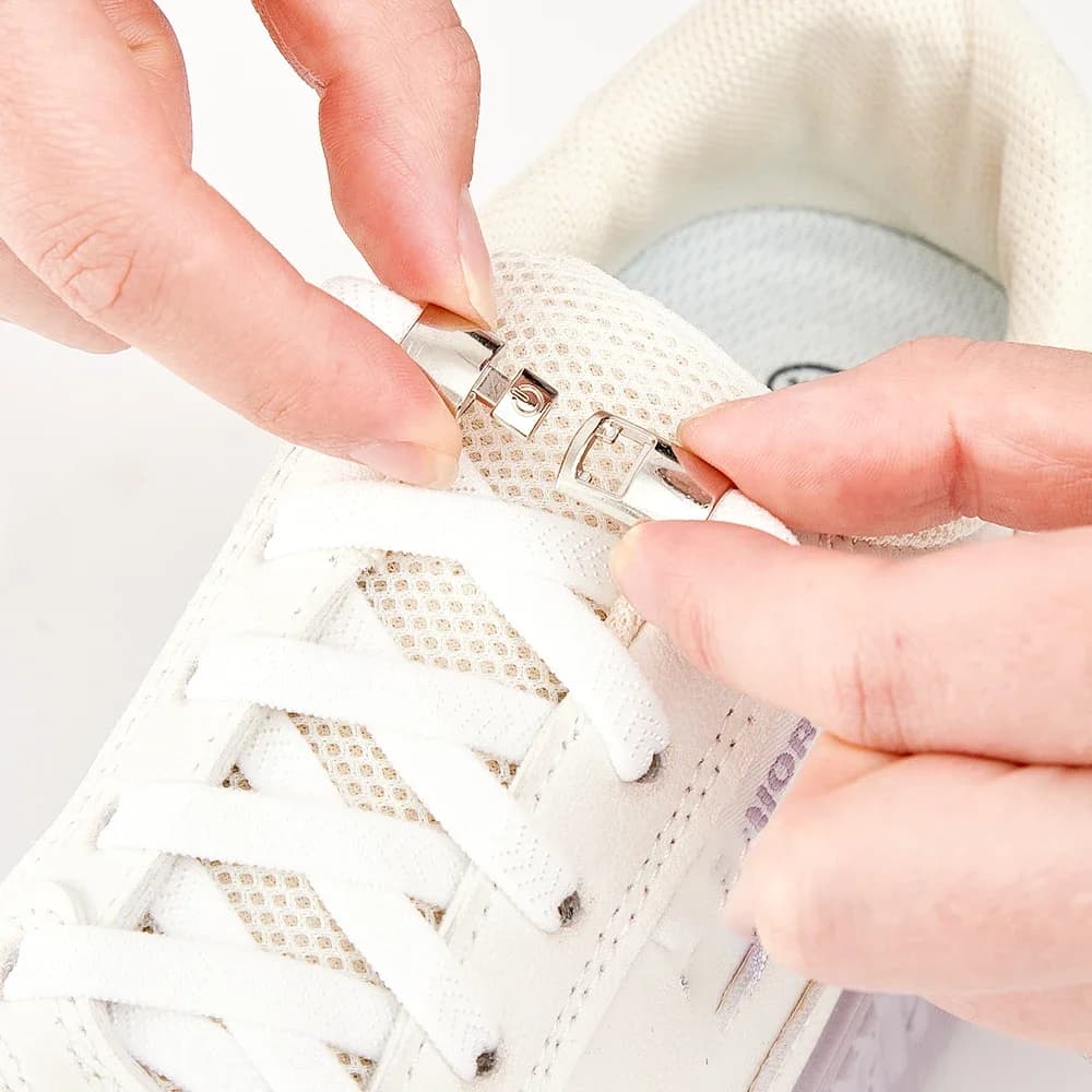 New 1 Pair Elastic Laces for Sneakers Cross Locks Shoelaces Without Ties Kids Adult No Tie Shoe Laces Rubber Bands Flat Shoelace