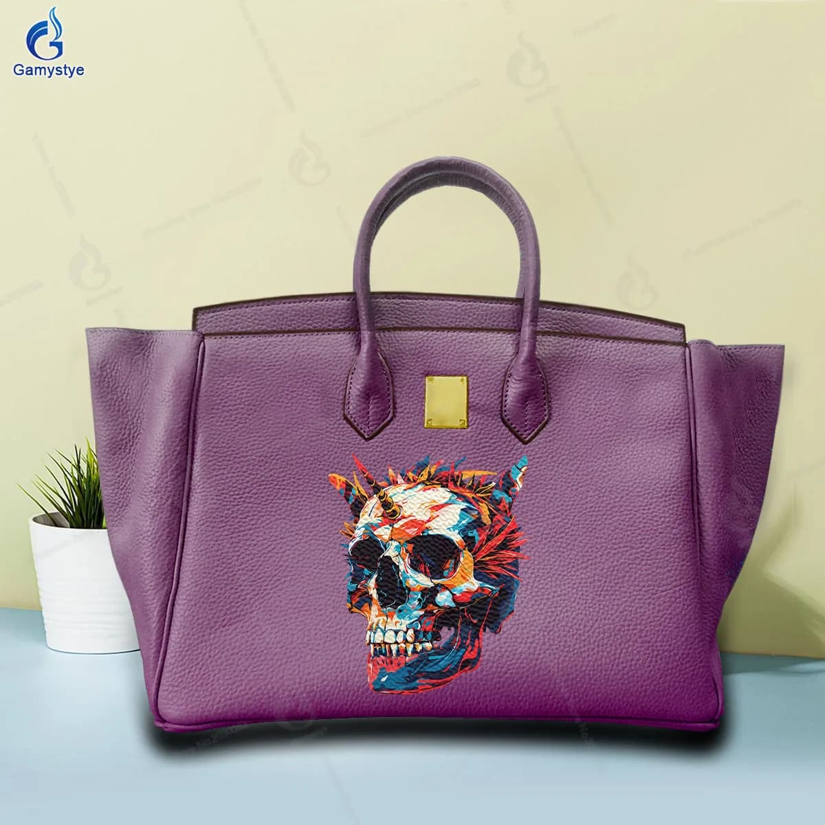 Individual Print Graffiti Handbag Women Handbag and Purse Greatest Fashion Accessories Designer Ladies Tote Perfect Real Leather