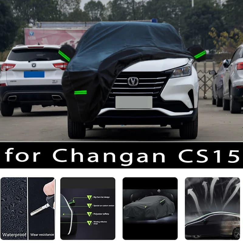 For Cadillac CS15 Outdoor Protection Full Car Covers Snow Cover Sunshade Waterproof Dustproof Exterior Car accessories