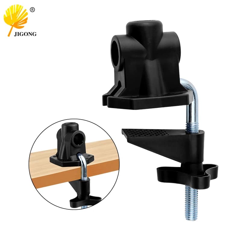 Cantilever Bracket Clamp Non-Slip Universal Bracket Clamp 7 Shape Horse Buckle Clip Metal for Microphone Desk Lamp Mic Stand