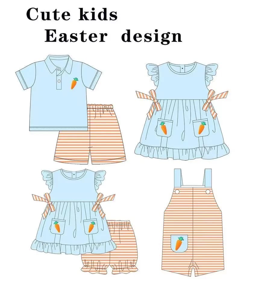 New Toddler Easter Suits Boys Girls Summer Boutique Summer Clothing Wholesale
