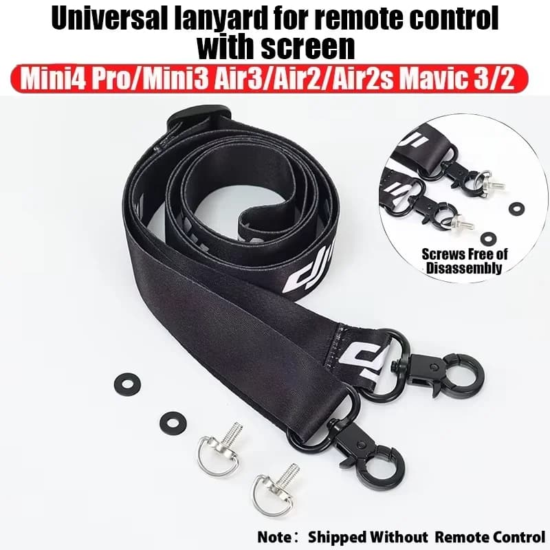 Lanyard for DJI RC & RC 2 & RC Pro Controller, DJI Mini 4 Pro Lanyard RC Neck Strap, Compatible with DJI Mini 3 Pro/Mavic 3/Air2