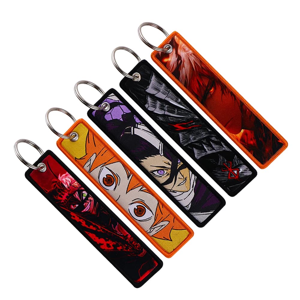 Keyring Keychains for Men Anime Accessories Keychain for Car Keys Women Original Fashion Jewelry Accessories 1pcs