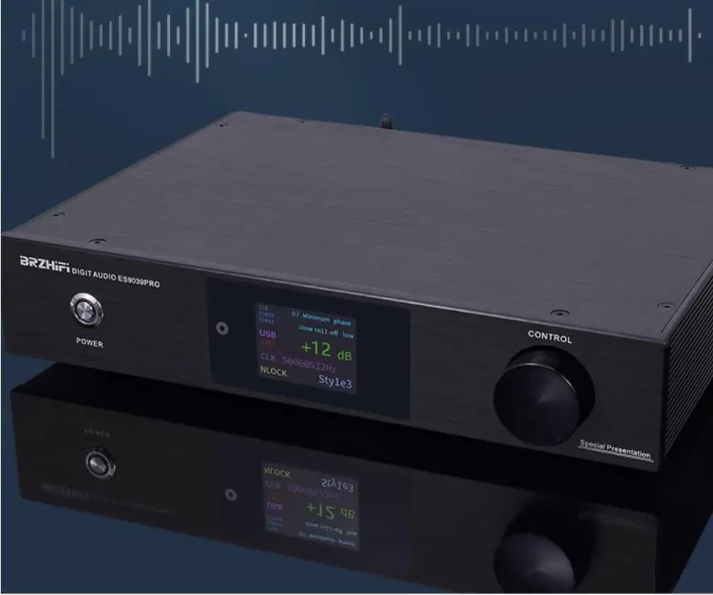 DC200 ES9039PRO DAC Digital Audio Decoder Hifi Hard Decoding With Bluetooth remote USB I2S Coaxial