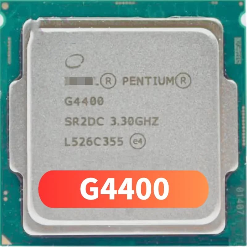 Pentium G4400 3.3GHz Dual-Core 2-Thread CPU Processor 3M 54W LGA 1151
