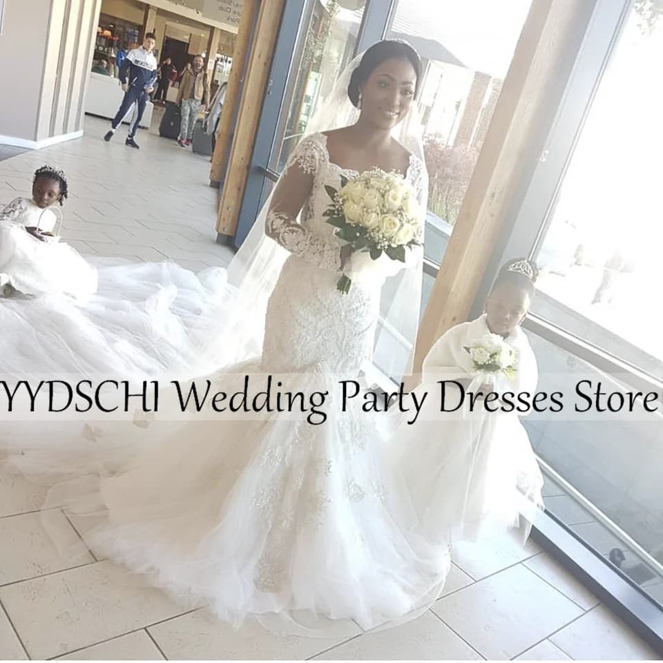 Customized  Evening Dresses 2025 Square Collar Mermaid Sparkly Elegant Sequins Prom Dress Formal Party Gowns Vestidos De Gala