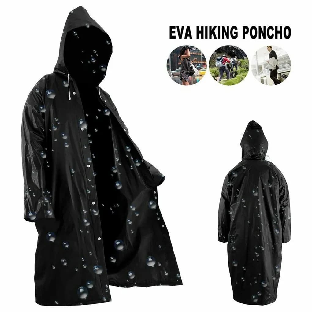 Raincoat Non-disposable Unisex Thickened Waterproof Outdoor Clothing Long Section of Anti-storm Rain Rainwear