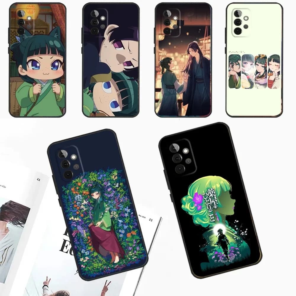 The Apothecary Diaries Maomao Phone Case For Samsung Galaxy A13,A21s,A22,A31,A32,A52,A53,A71,A80,A91 Soft Black Phone Cover