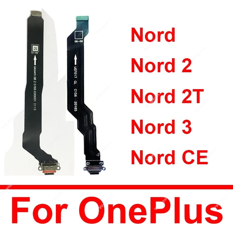 USB Charging Dock Flex Cable For Oneplus Nord Nord 2 2T 3 Nord CE 5G USB Charger Port Connector Jack Flex Cable Repair Parts