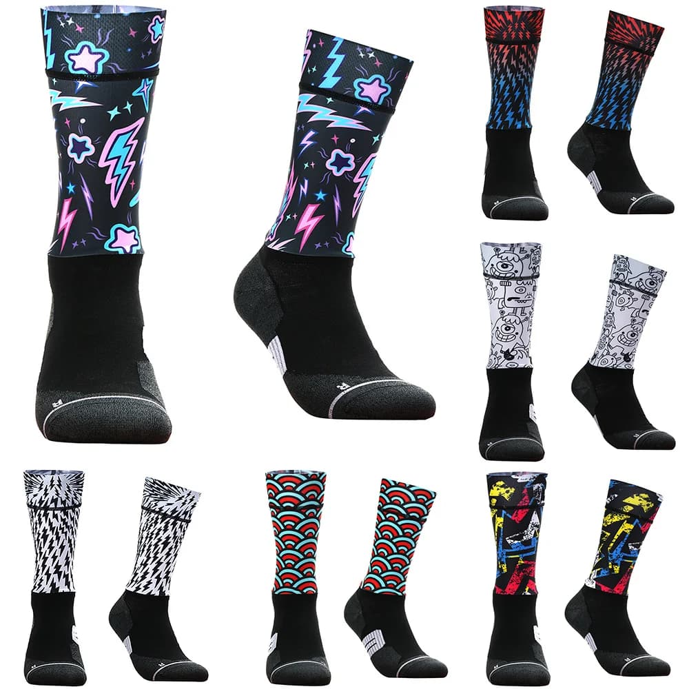 2023 Sports Socks Cycling Socks Men Women Bike socks Basketball Socks Racing Socks Street Fashion Roller Skating Hip-hop Socks