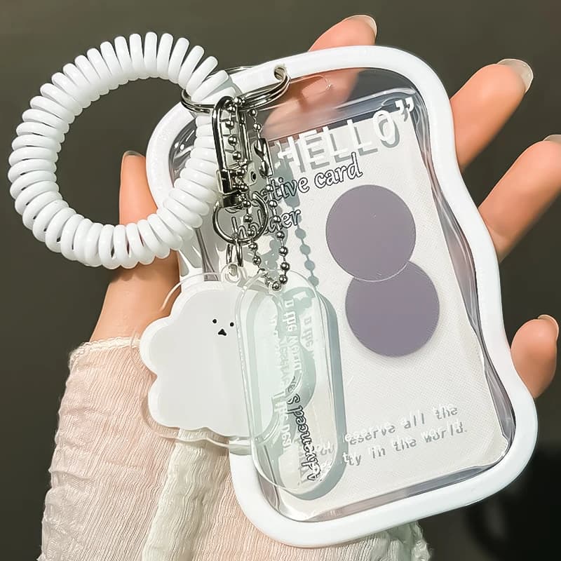 1 Set Student Slide Cover Card Set Meal Card Bus Card ID Protection Set Access Card Campus Card