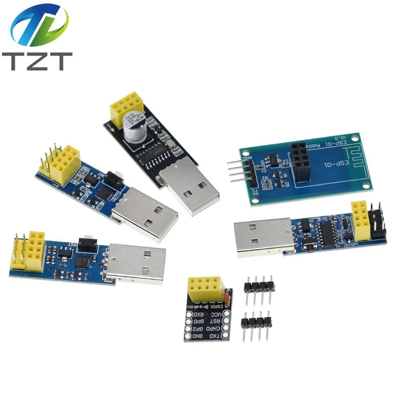 CH340G CP2104 USB To ESP8266 ESP-01 ESP-01S WIFI Module Programmer Adapter Download Debug Link Kit for Arduino LINK v1.0 CH9102F