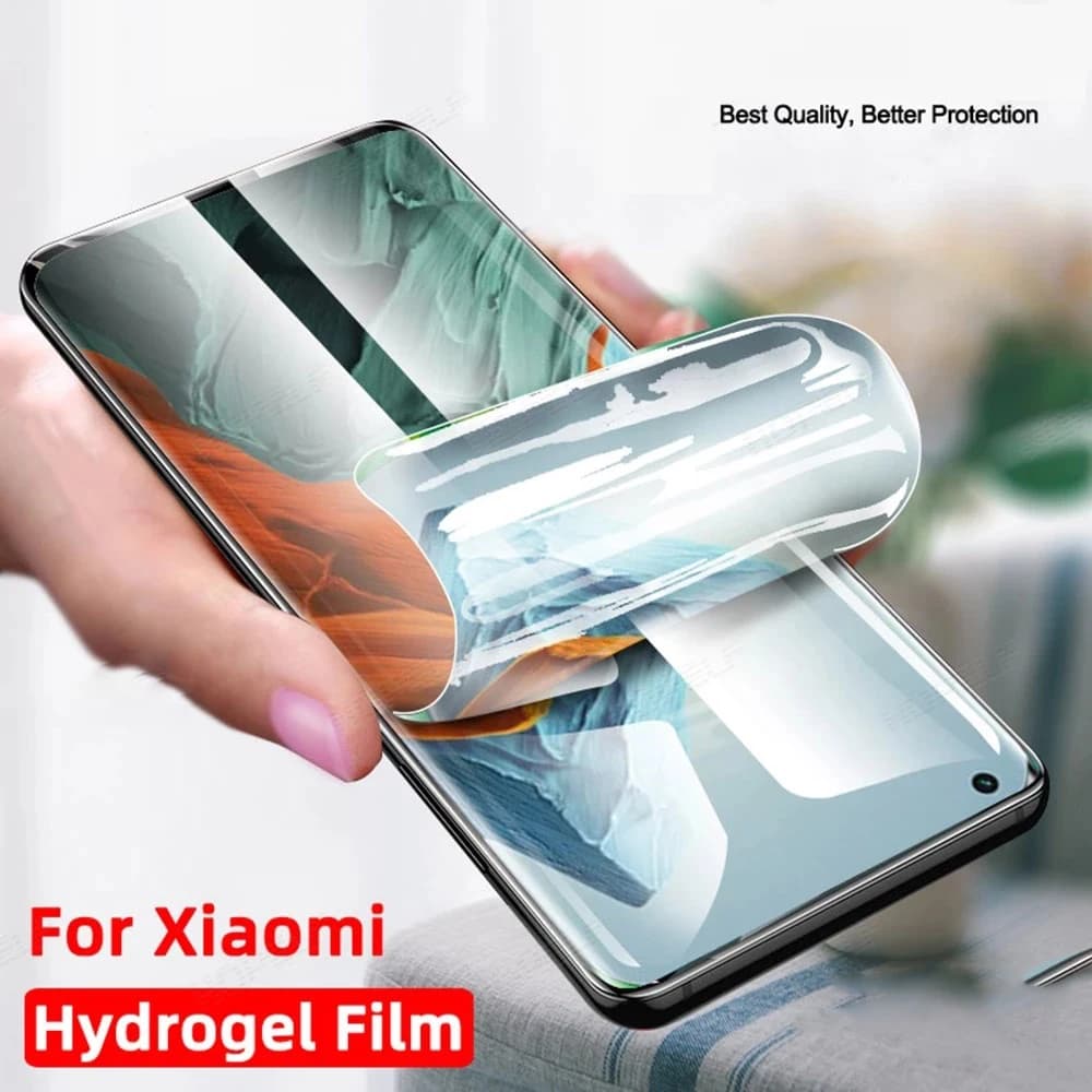 9D Hydroger Film For Xiaomi Poco X3 NFC X2 M3 M2 C3 F2 Pro F3 Protective Film Mi 10 10T 11 Lite 11X 10i 11i 2 3 Film