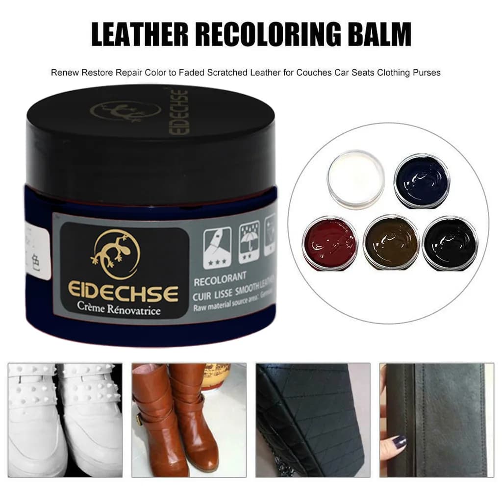 Leather Filling Paste 50ml Natural Leather Filler Repair Compound Leather Restoration Cream For Tears Crack Burns Holes Filler