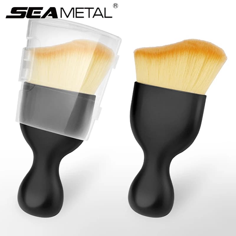 SEAMETAL Car Interior Dust Sweeping Soft Brush Car Washing Tool Keyboard Gap Car Dust Brush Detailing Cleaning Brush Car Care